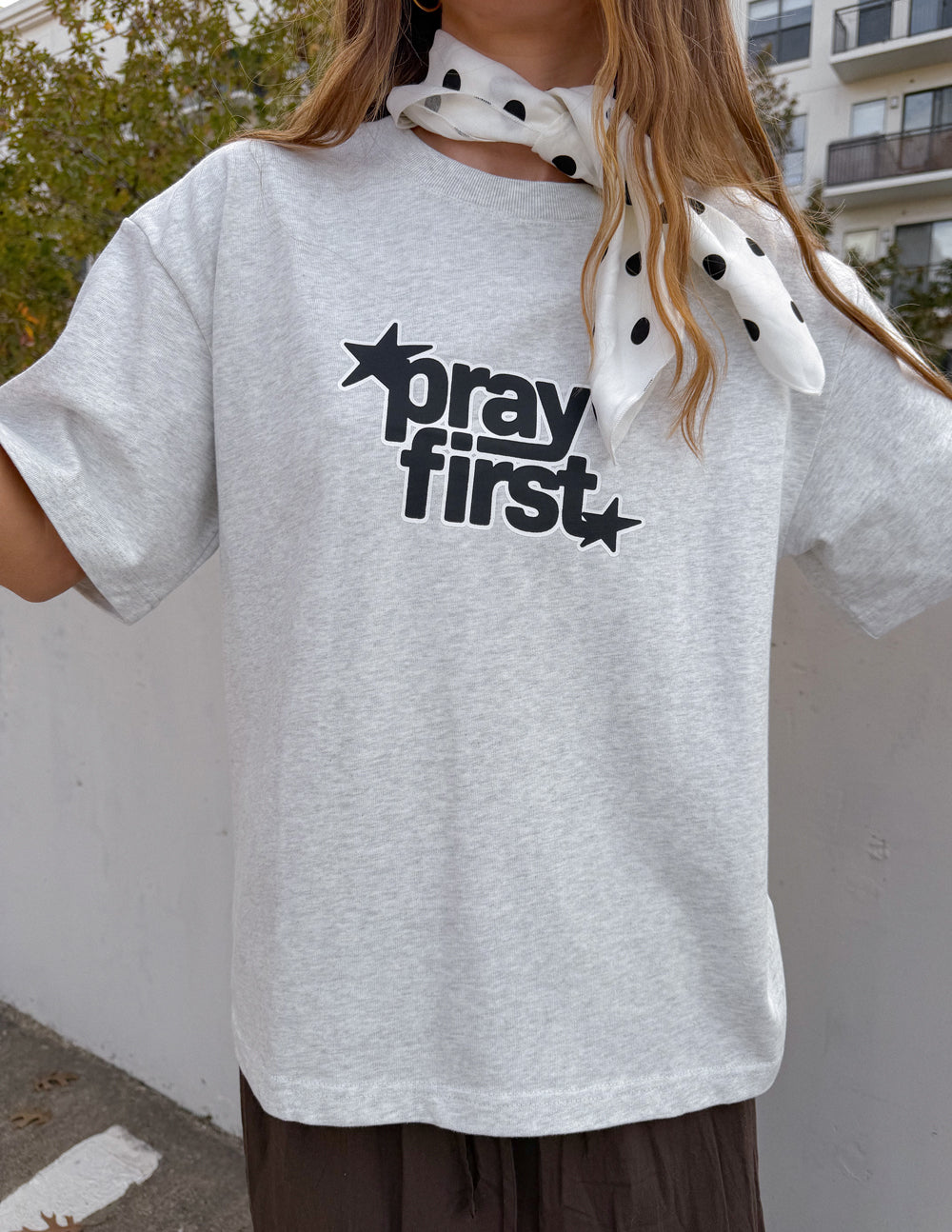 Pray First — Philippians 4:6–7 Heavyweight Tee