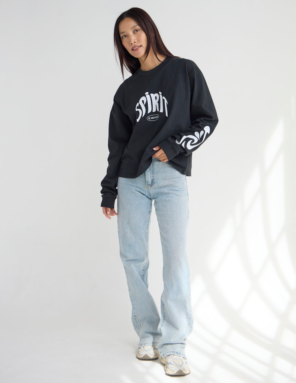 The Spirit Is Moving — Heavyweight Long-Sleeve Tee