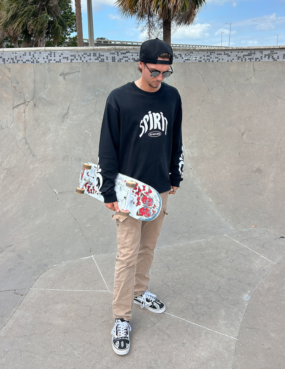 The Spirit Is Moving — Heavyweight Long-Sleeve Tee