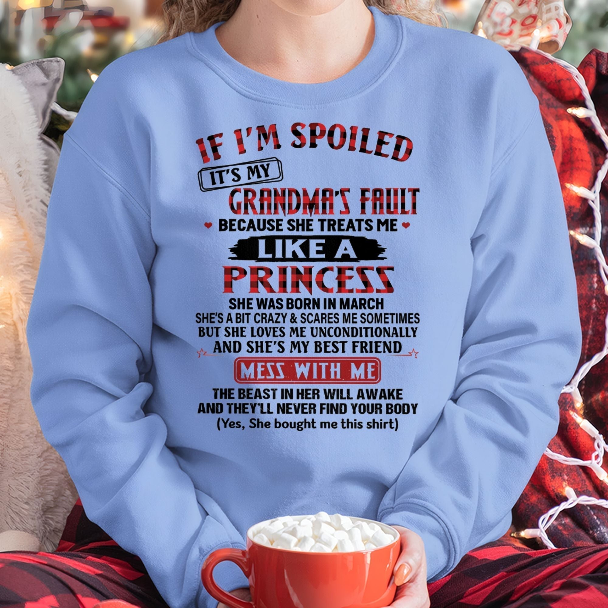 Granddaughter Gift – Spoiled by Grandma T-Shirt