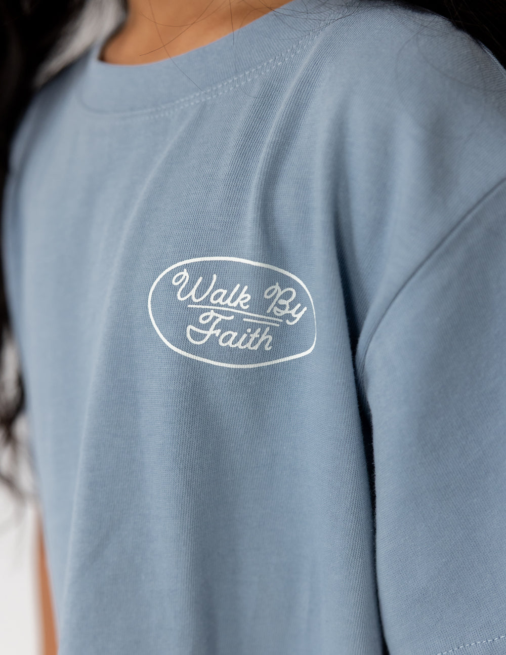 Walk by Faith — Kids Christian Tee