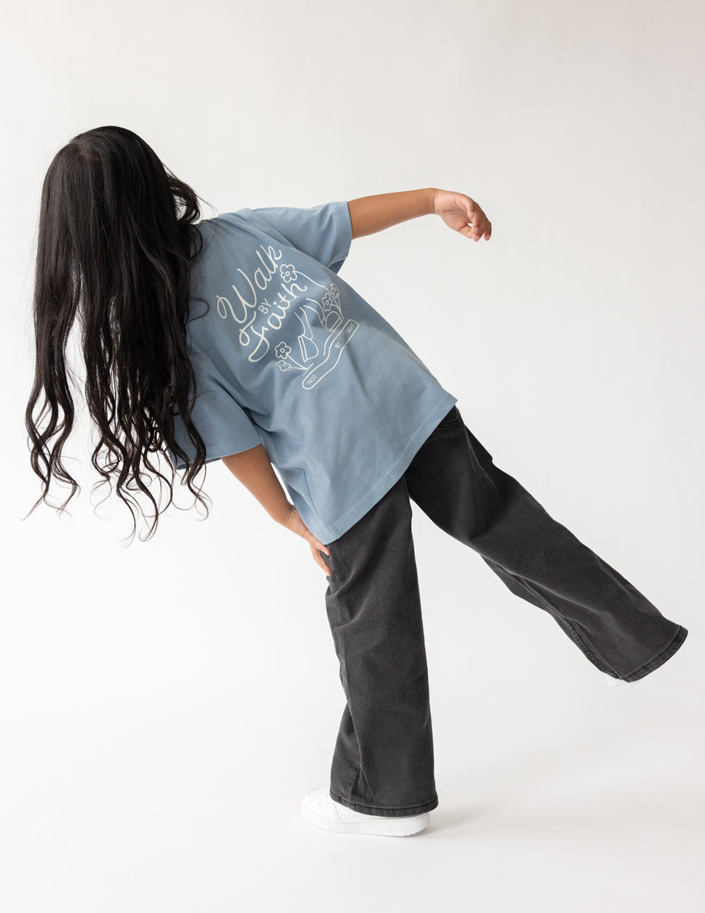 Walk by Faith — Kids Christian Tee