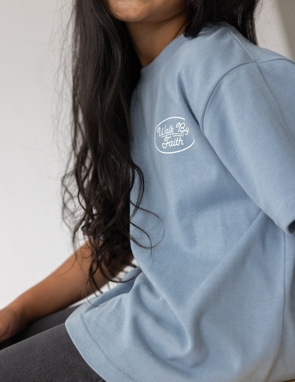 Walk by Faith — Kids Christian Tee