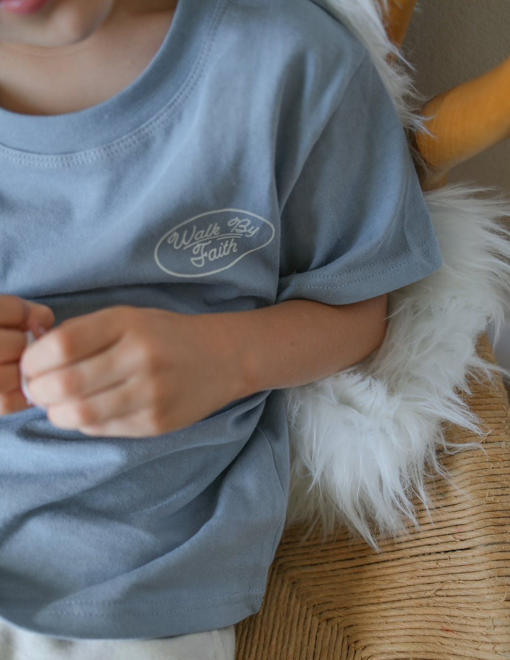 Walk by Faith — Kids Christian Tee