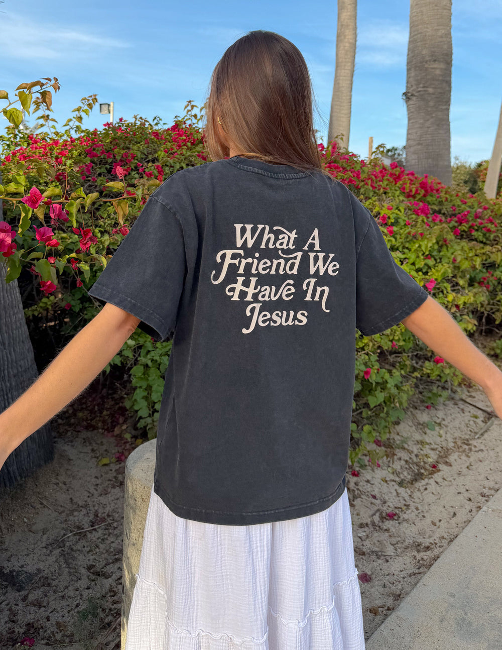 What a Friend in Jesus — Heavyweight Christian Tee