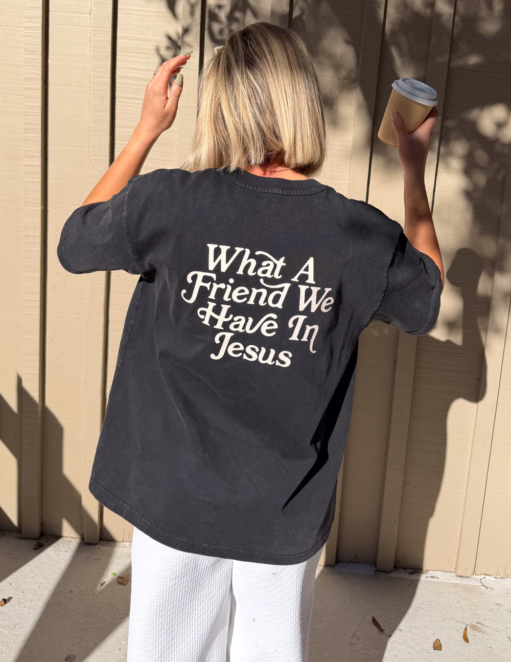 What a Friend in Jesus — Heavyweight Christian Tee