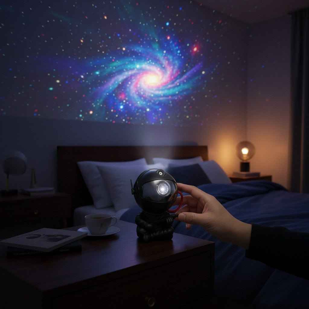 Astronaut Starry Night Light Projector