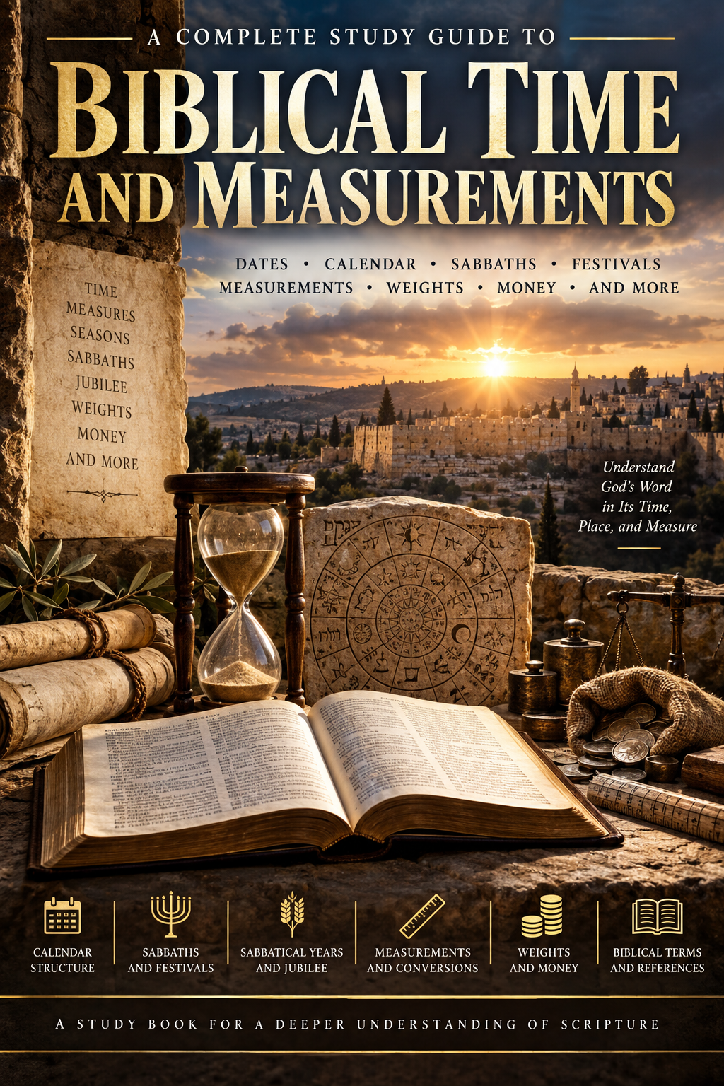 A Complete Study Guide to Biblical Time and Measurements book cover