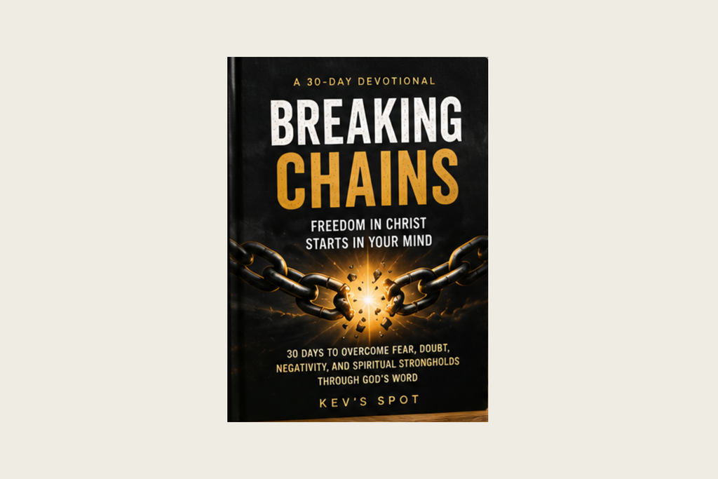Breaking Chains devotional book mockup