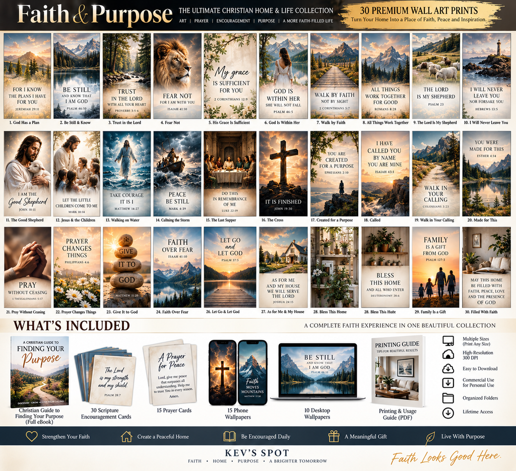 Faith & Purpose 30 print catalog and bonus resources