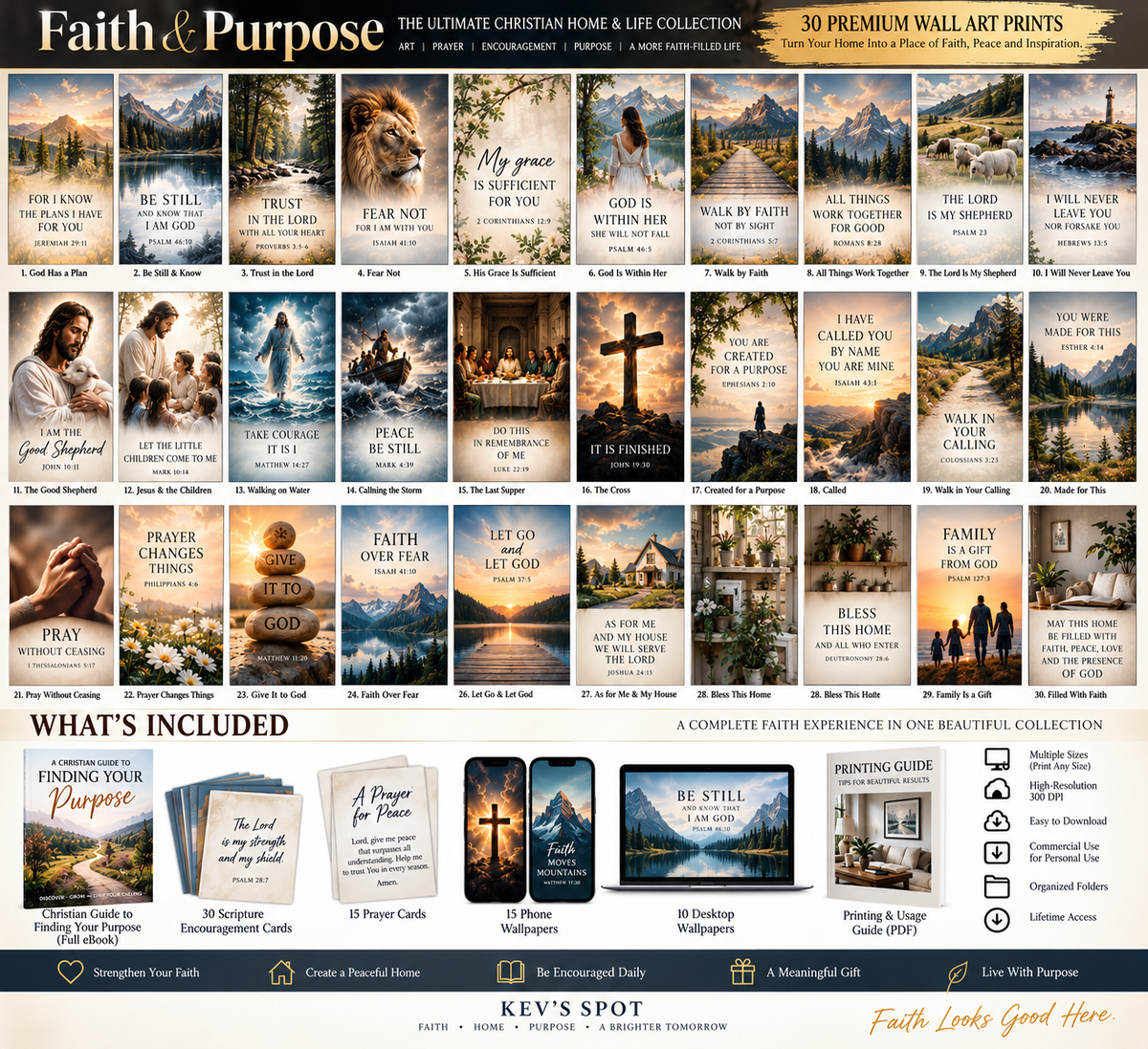 Faith & Purpose 30 print catalog and bonus resources