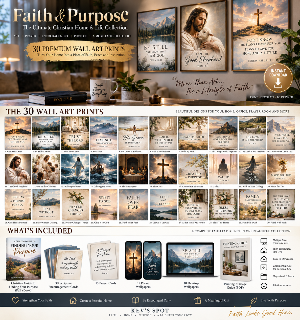 Faith & Purpose — The Ultimate Christian Home & Life Collection