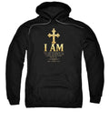 Golden Cross — Biblical Quote Sweatshirt