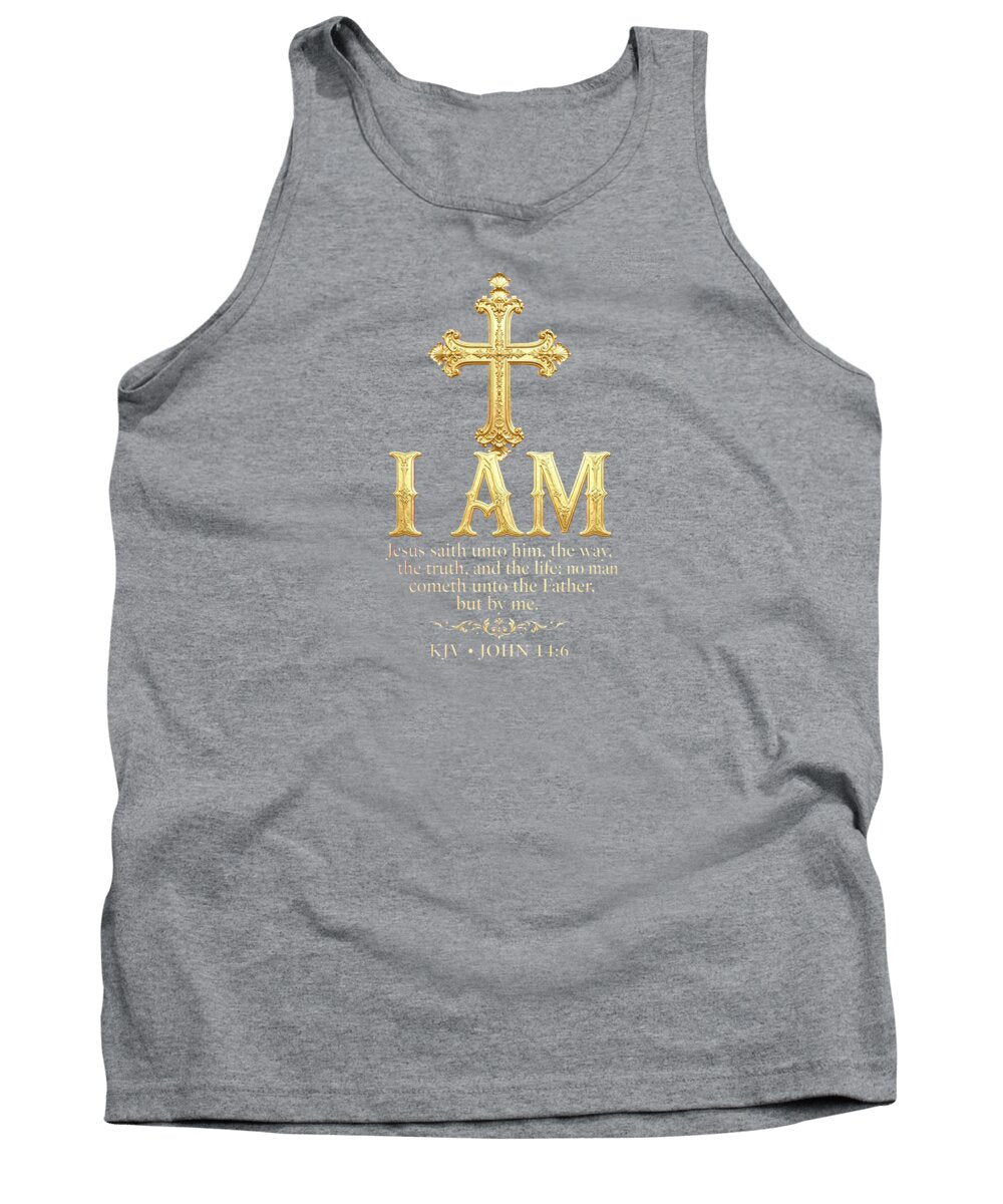 Golden Cross — Biblical Quote Women's Tank
