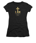Golden Cross — Biblical Quote Women's Tee