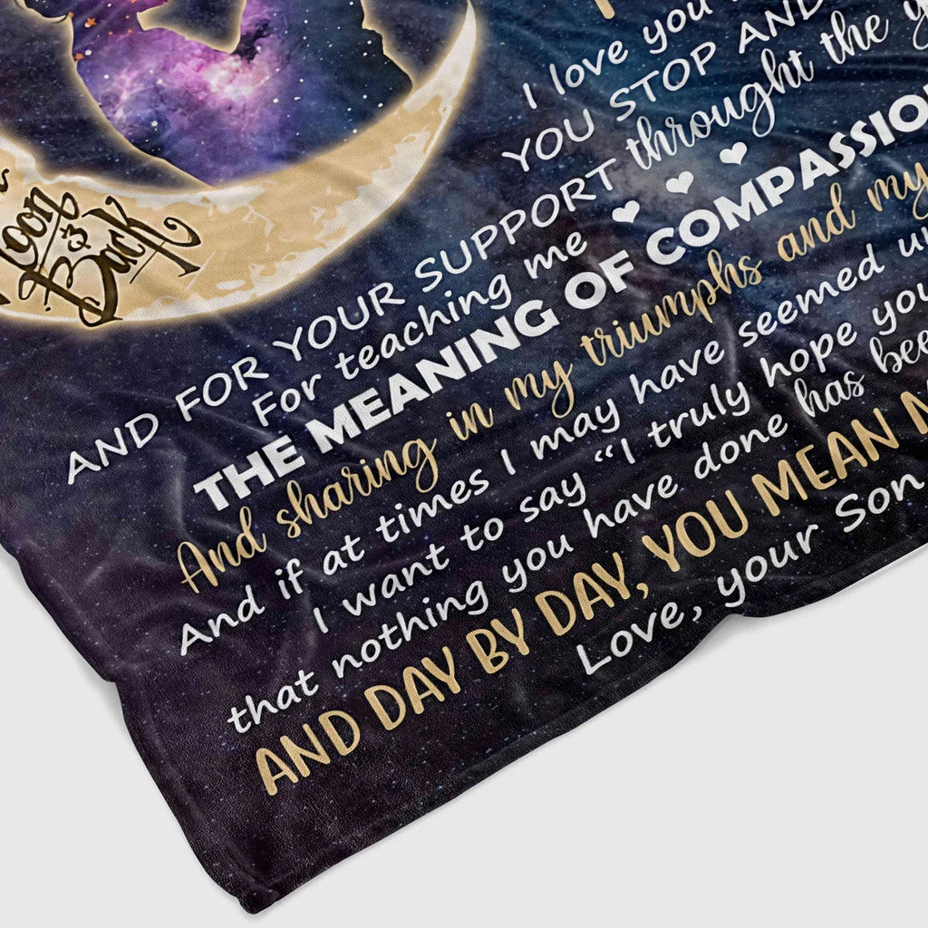 Mom Gift Blanket – From Son (Version 2)
