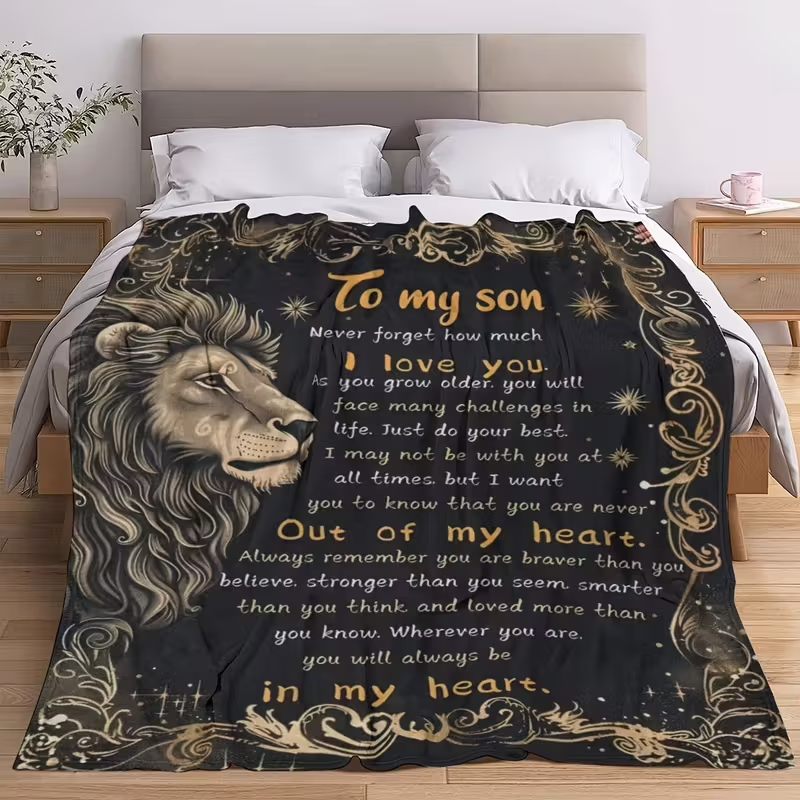 Son Gift Blanket – Sweet Warmth from Dad