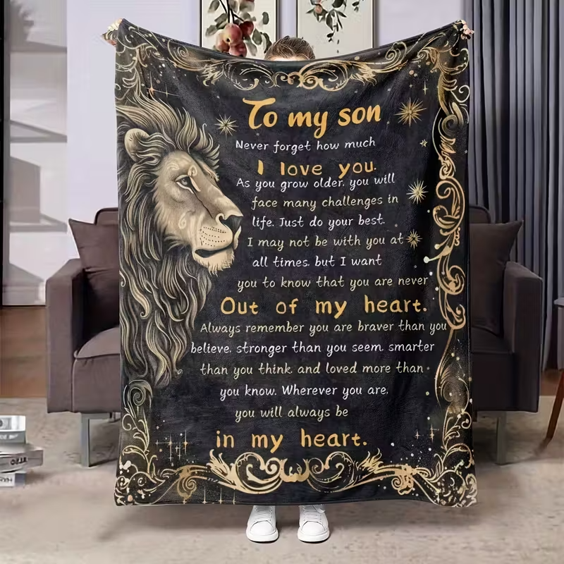 Son Gift Blanket – Sweet Warmth from Dad