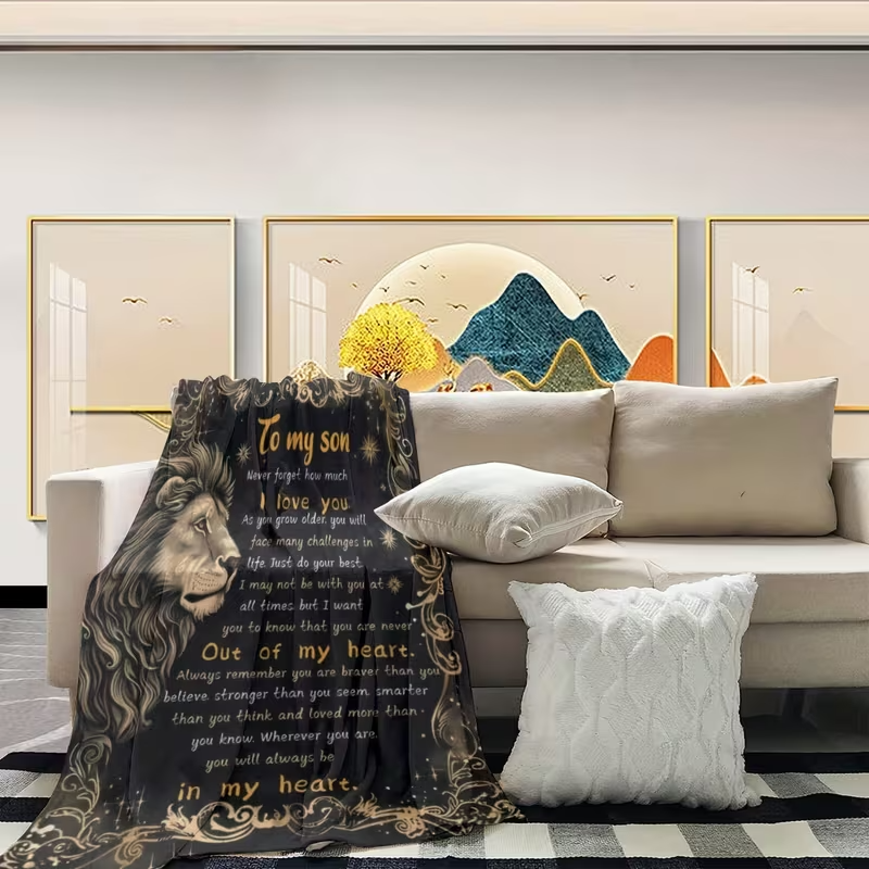 Son Gift Blanket – Sweet Warmth from Dad