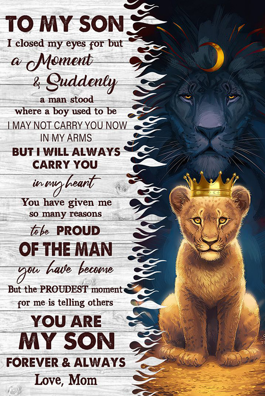 Son Gift Blanket – A Heartfelt Reminder from Mom