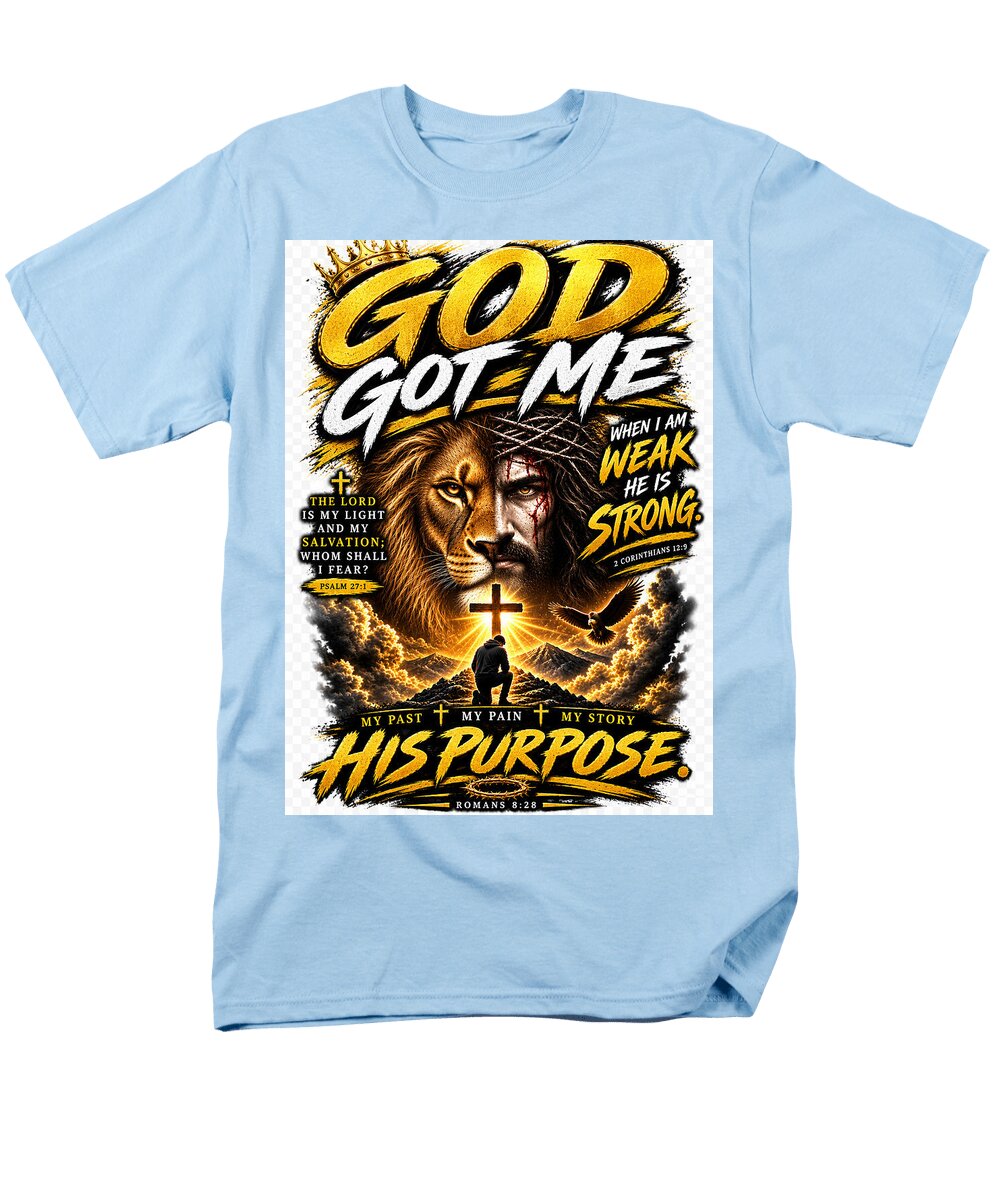 Faith, Purpose & Strength — Christian Men's Tee