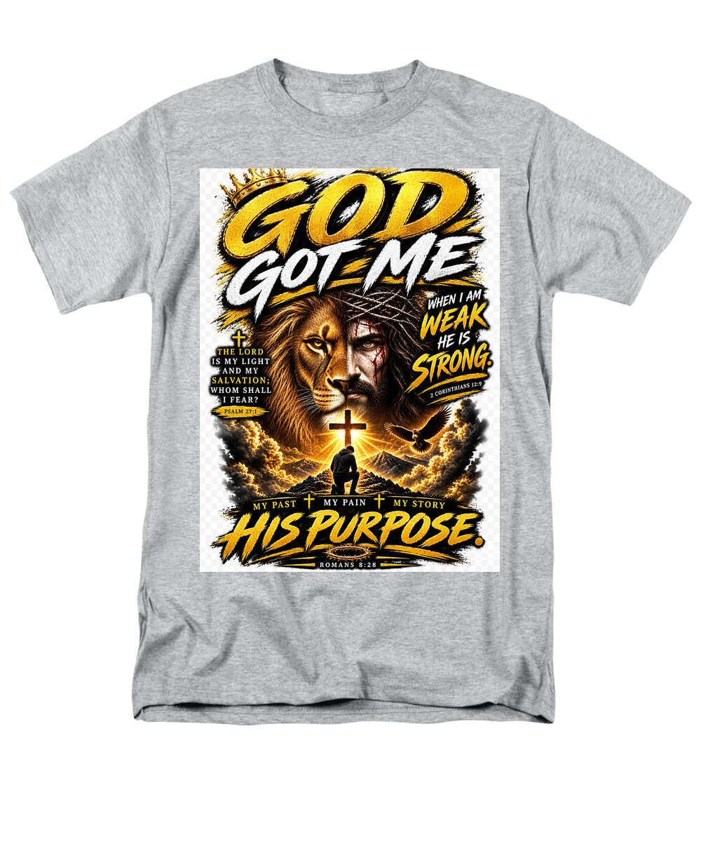 Faith, Purpose & Strength — Christian Men's Tee