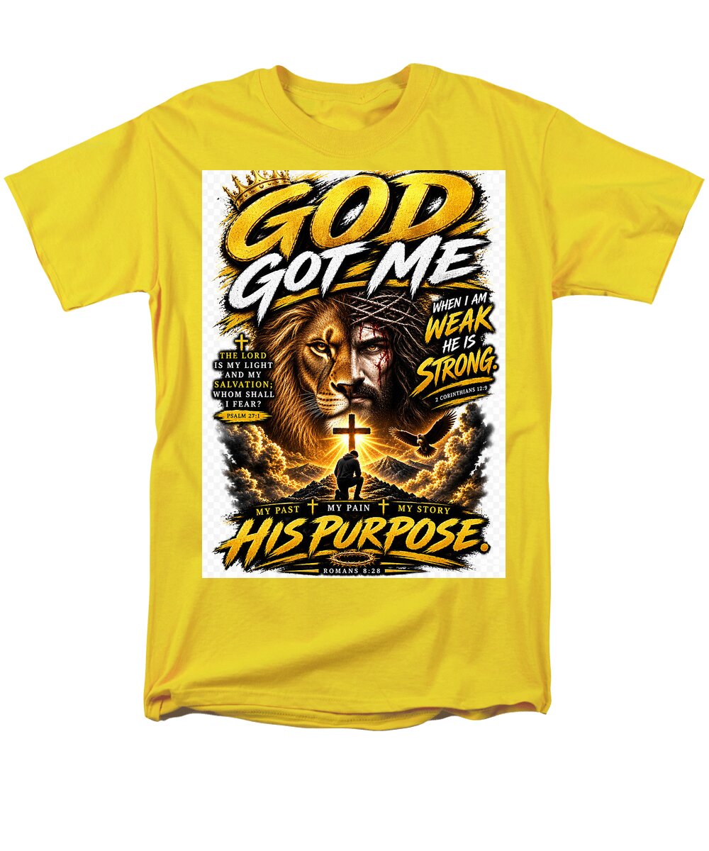 Faith, Purpose & Strength — Christian Men's Tee