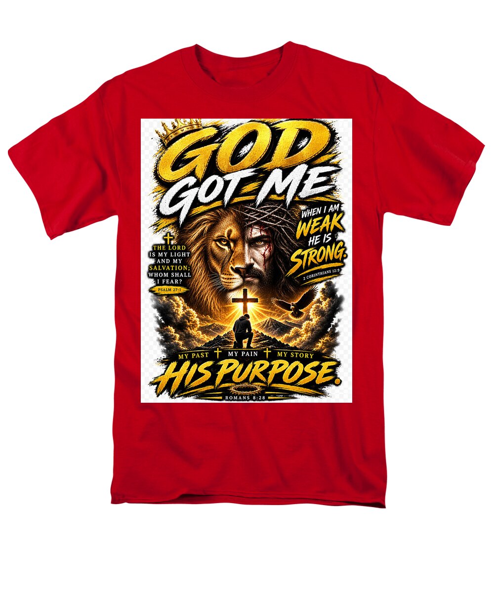 Faith, Purpose & Strength — Christian Men's Tee