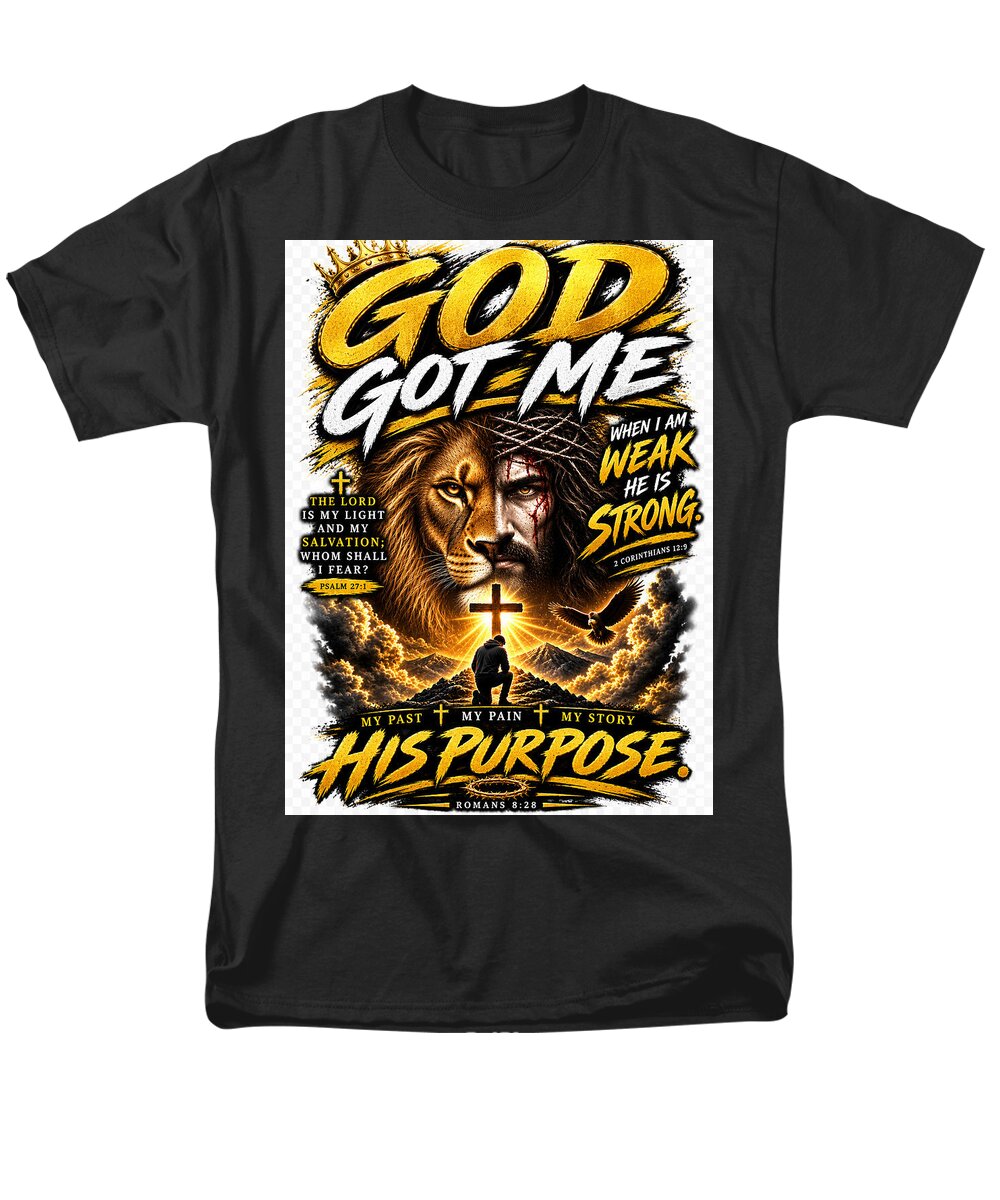 Faith, Purpose & Strength — Christian Men's Tee