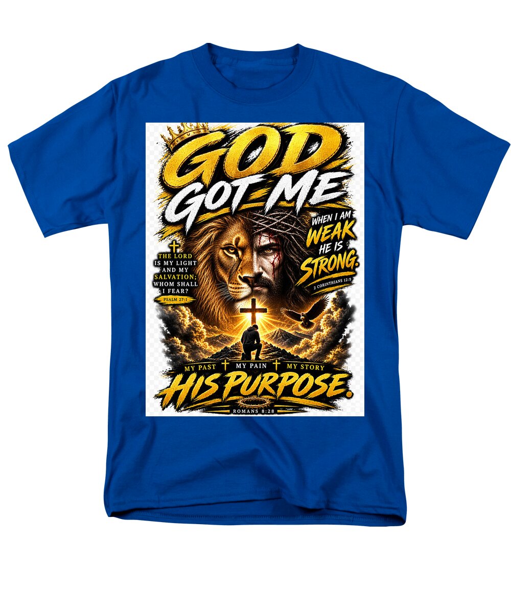 Faith, Purpose & Strength — Christian Men's Tee