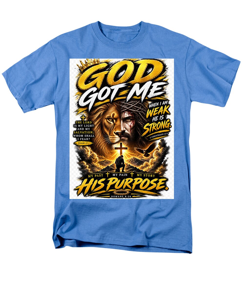 Faith, Purpose & Strength — Christian Men's Tee
