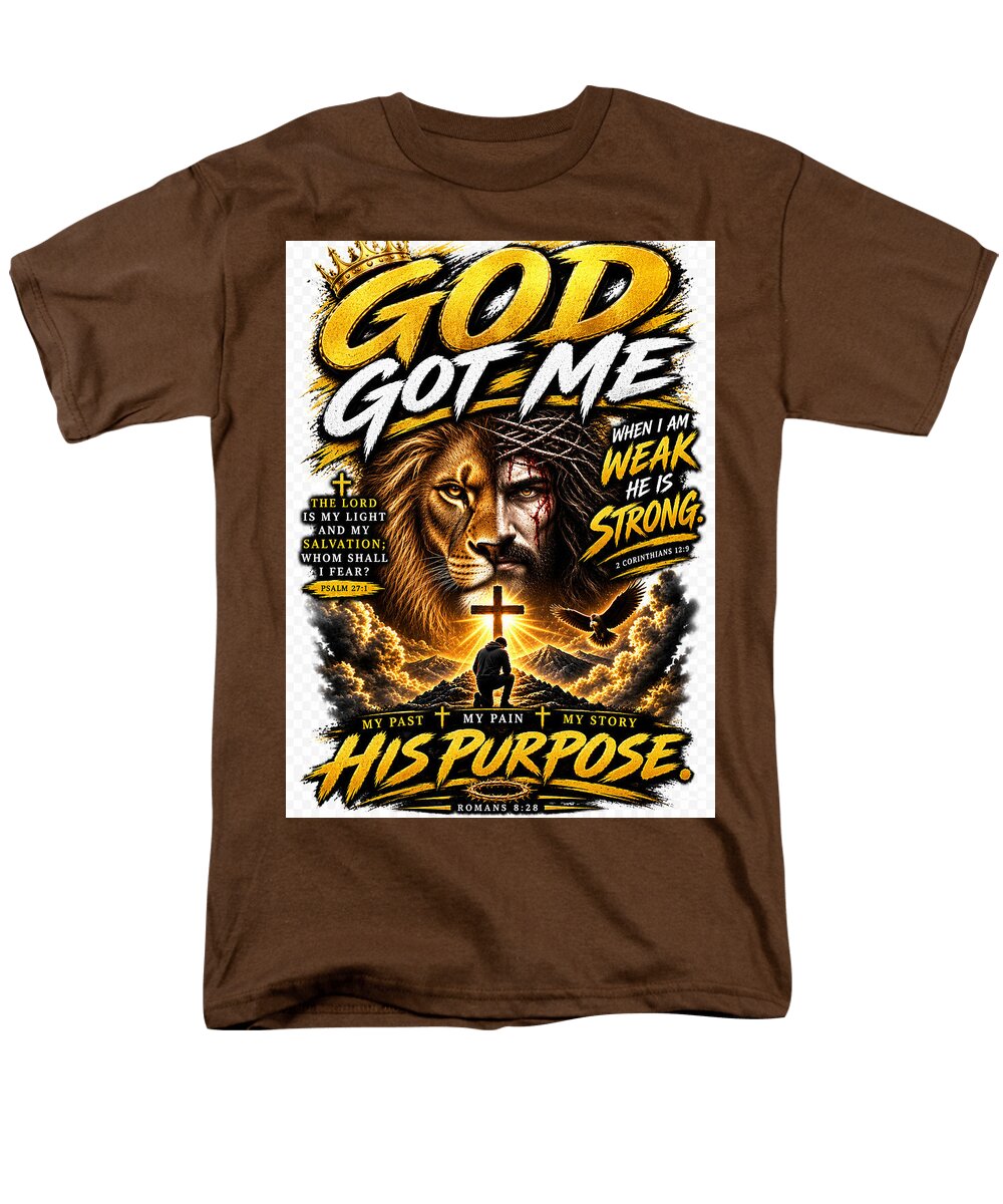 Faith, Purpose & Strength — Christian Men's Tee
