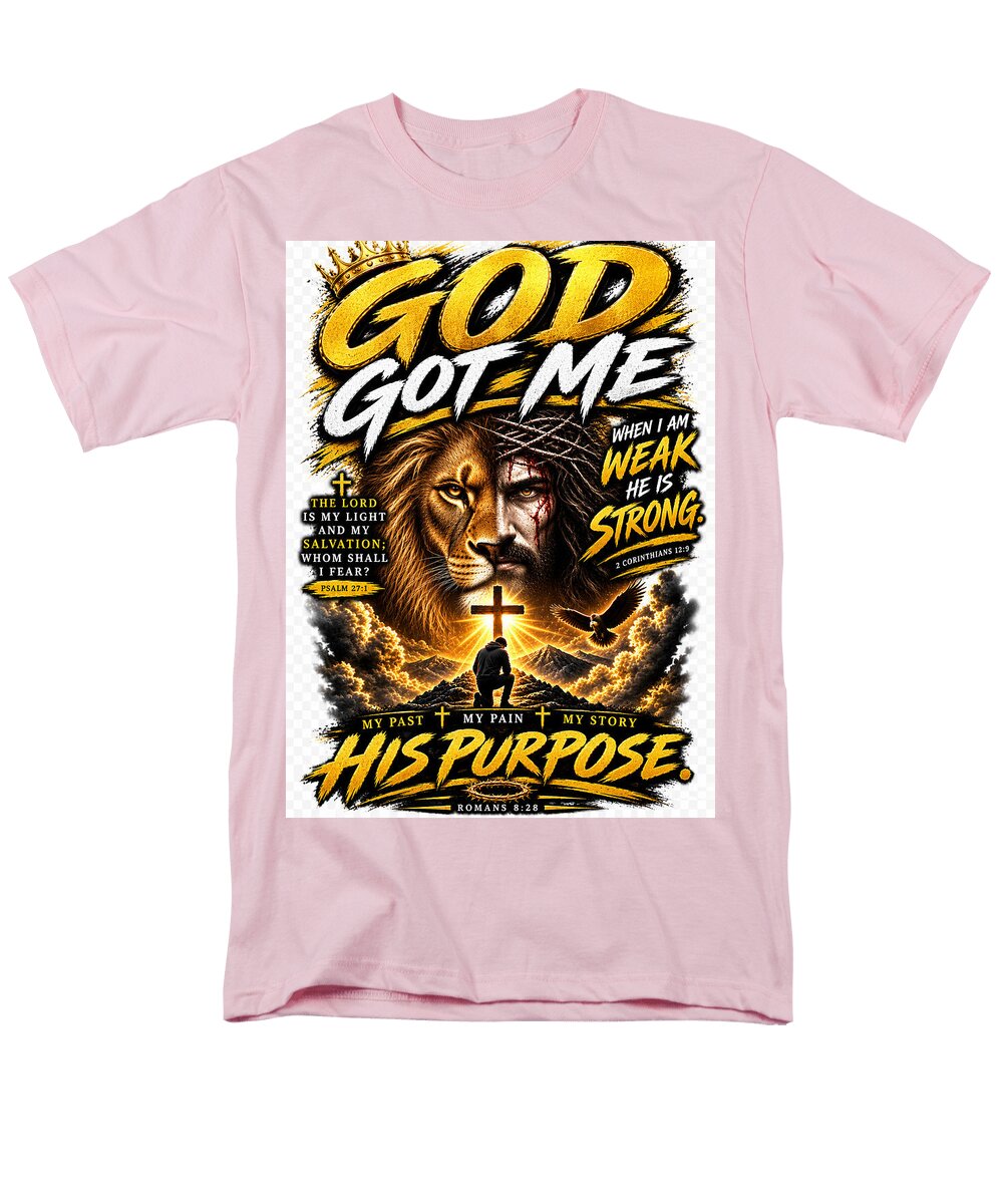 Faith, Purpose & Strength — Christian Men's Tee