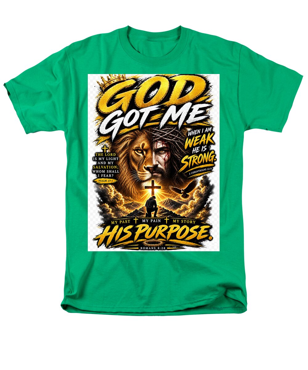 Faith, Purpose & Strength — Christian Men's Tee