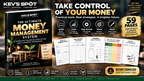 Kev's Spot Ultimate Money Management System 59 pages, worksheets, planning tools, debt payoff and savings features