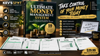 Kev's Spot Ultimate Money Management System workbook mockup with budget, debt, savings and financial goal worksheets
