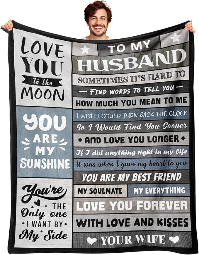 Husband Gift Blanket – From Wife