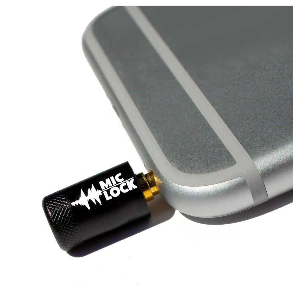 Mic-Lock 3.5mm Microphone Blocker – Black