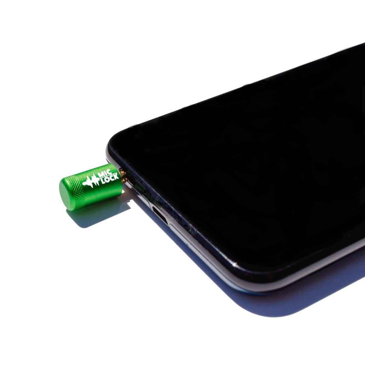Mic-Lock 3.5mm Microphone Blocker – Green