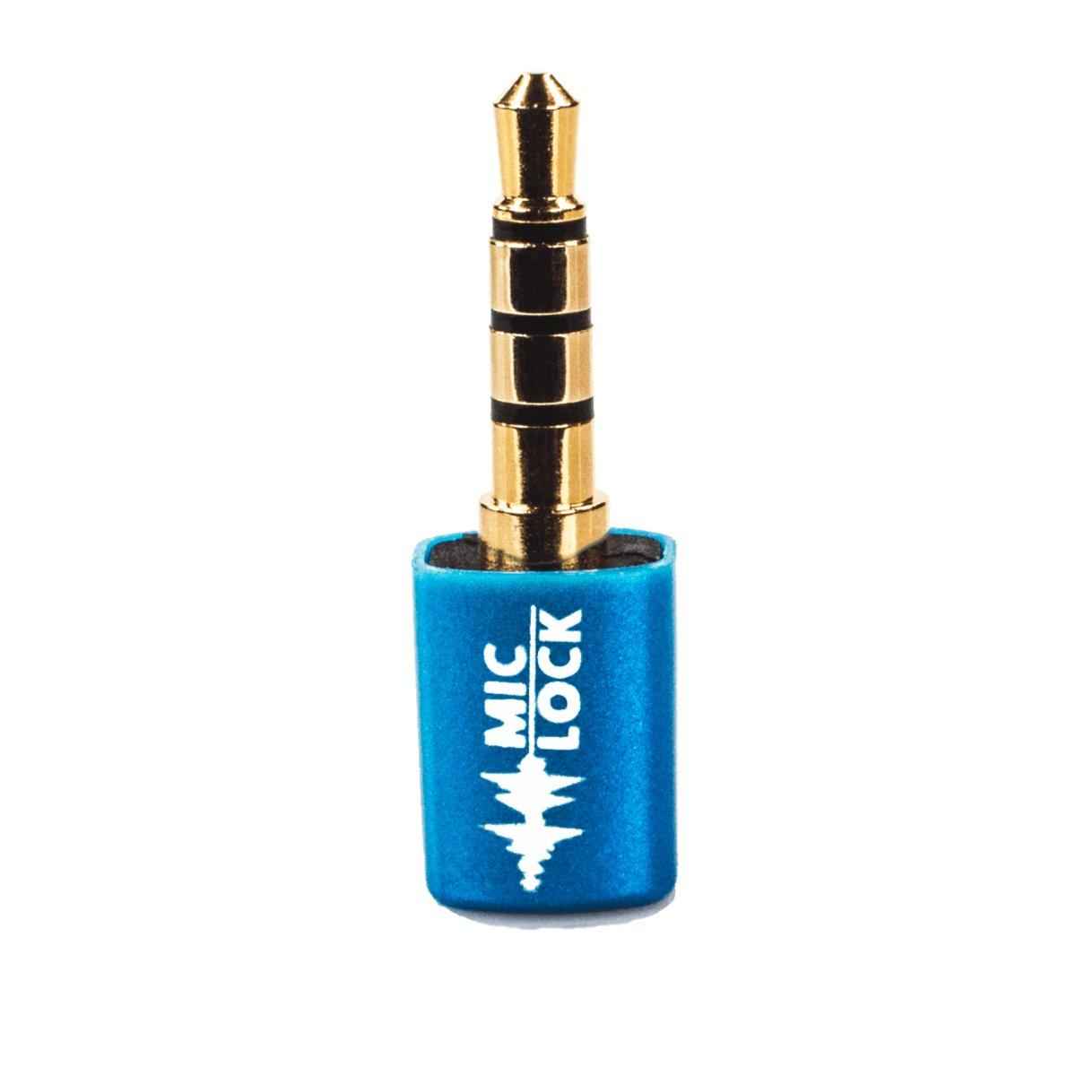 Mic-Lock 3.5mm Mini Microphone Blocker – Blue