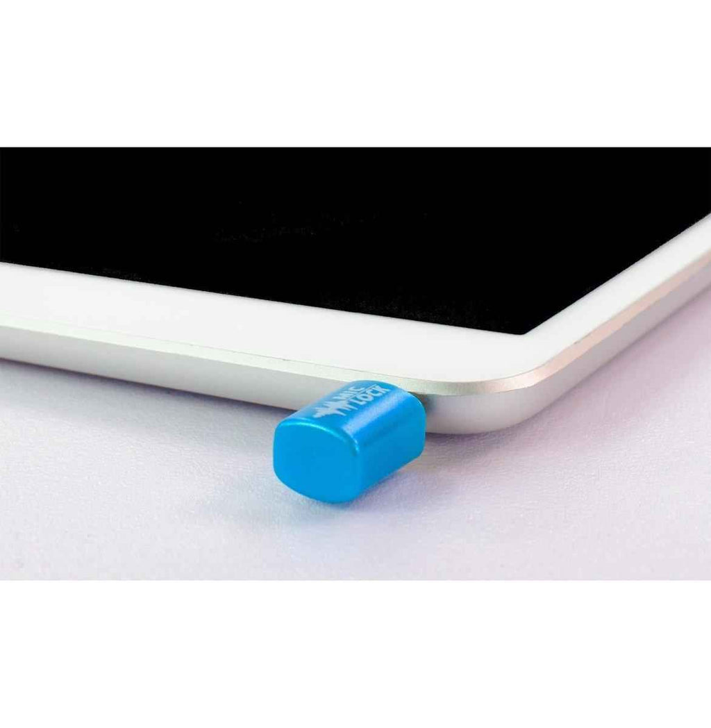 Mic-Lock 3.5mm Mini Microphone Blocker – Blue