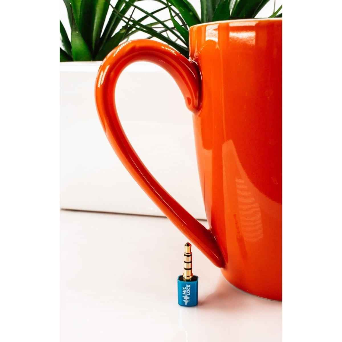 Mic-Lock 3.5mm Mini Microphone Blocker – Blue