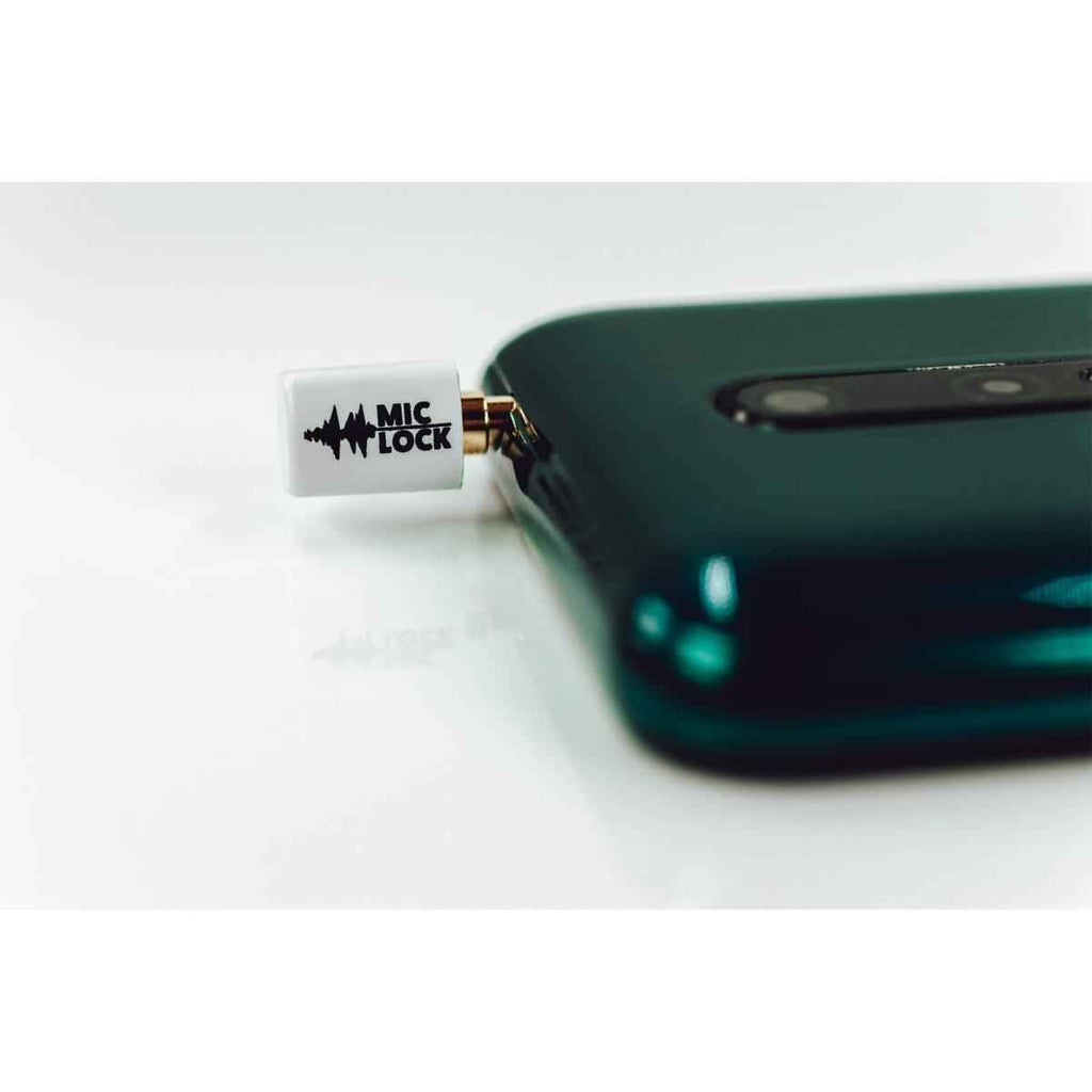 Mic-Lock 3.5mm Mini Microphone Blocker – White