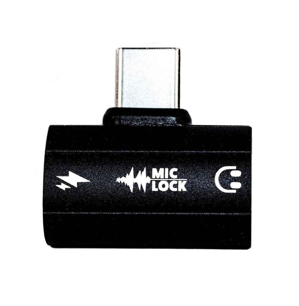 Mic-Lock USB-C SoundPass Microphone Blocker – Black