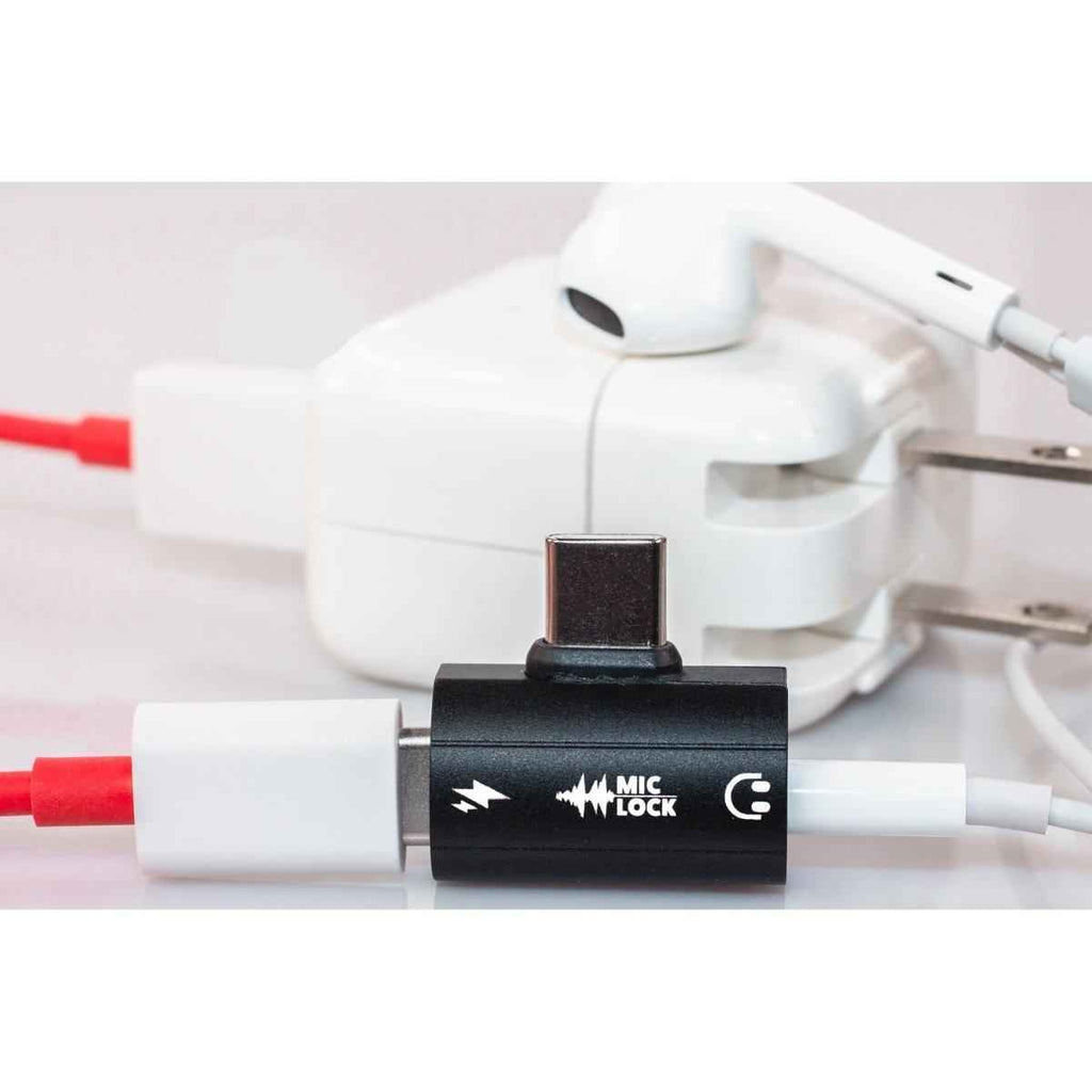 Mic-Lock USB-C SoundPass Microphone Blocker – Black