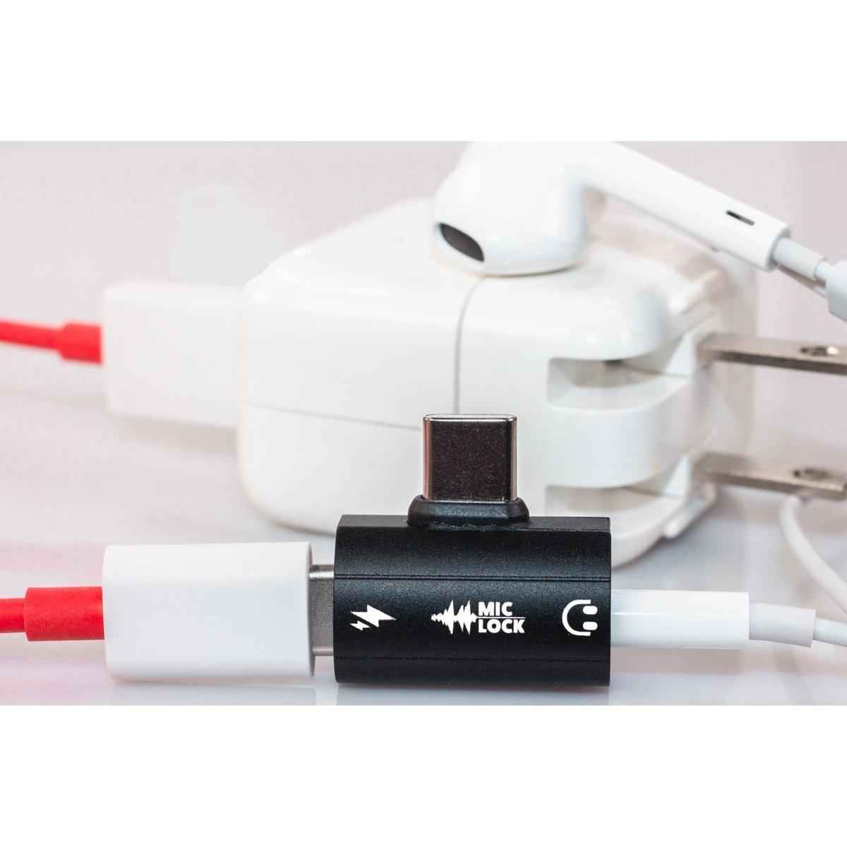 Mic-Lock USB-C SoundPass Microphone Blocker – Black