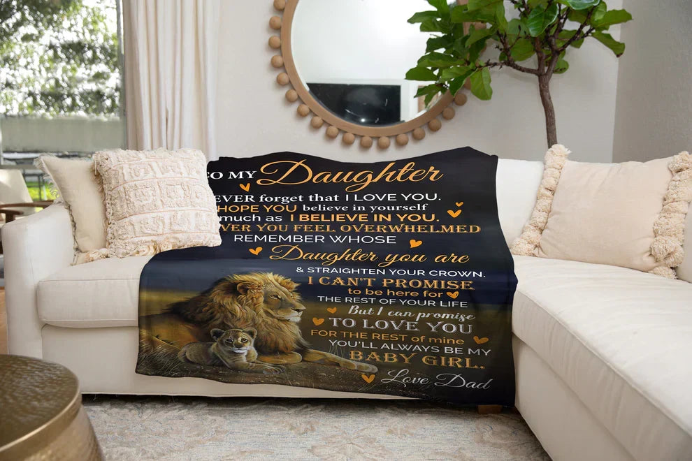 Daughter Gift Blanket – From Dad