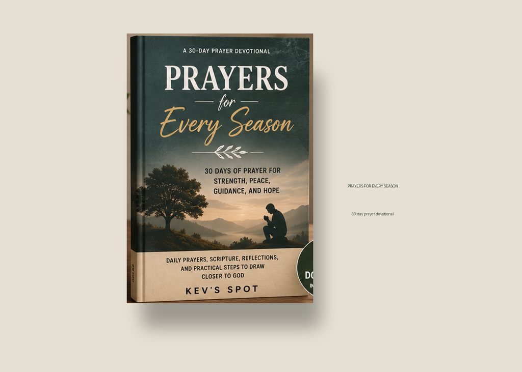 Prayers for Every Season book mockup