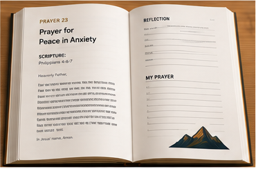 Interior preview of Prayers for Everyday Life devotional
