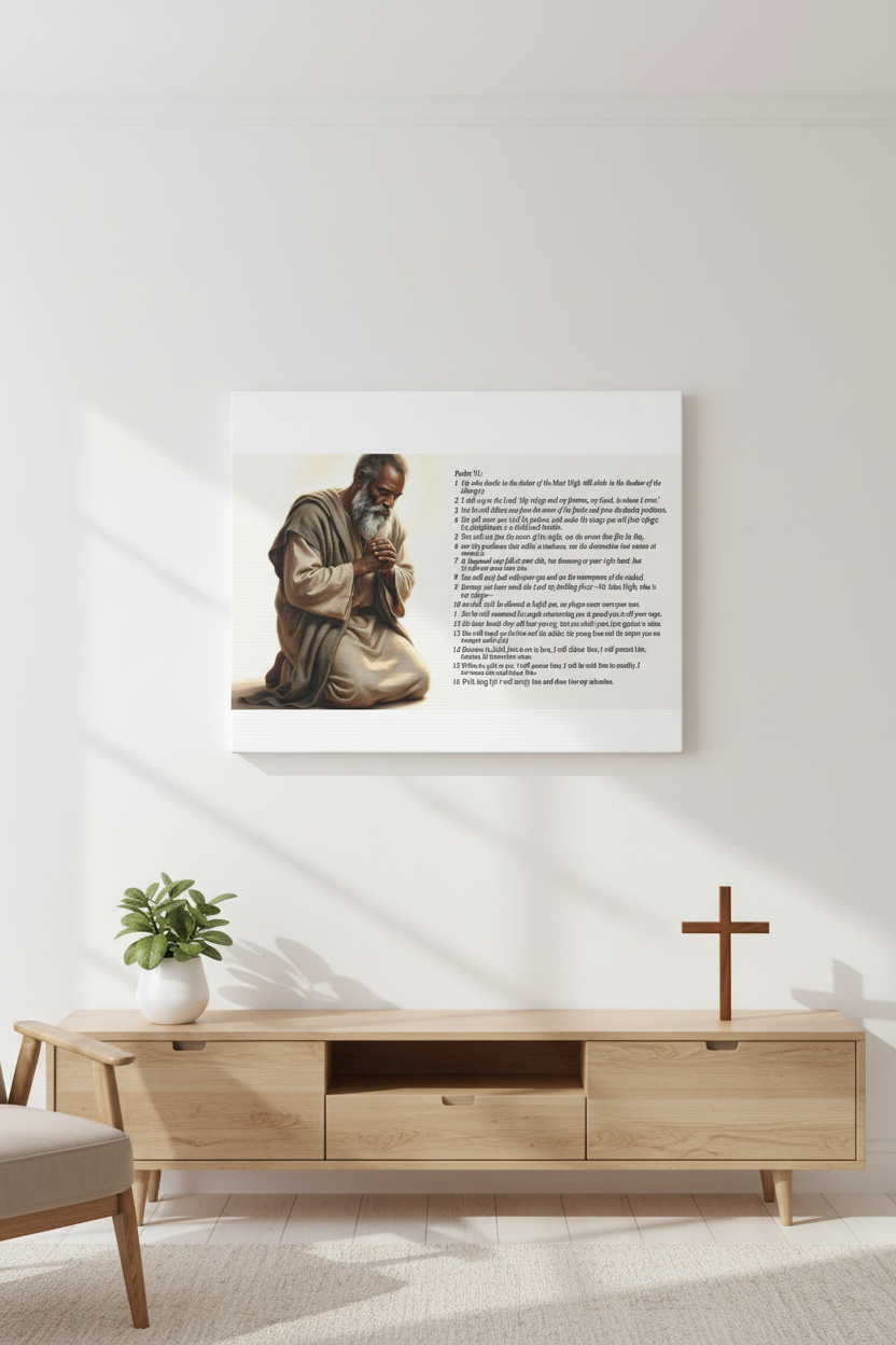 Psalm 91 Canvas – Living Room